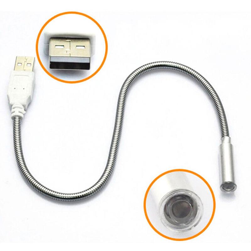 1Pc Portable Pocket Usb Keyboard Flexible Light Pc Notebook Laptop Led Lamp Read