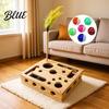Boîte de lime à ongles pour chat Boîte à jouets Puzzle d'enrichissement en bois Jouet Griffoir interactif Intérieur Comprend du papier de verre pour le soin des chats Stimulation mentale Griffoir