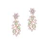 American Diamond AD with Colorful Crystal Necklace Jewellery Set for Women/Girls | Perfect for Weddings, Parties & Festive Occasions