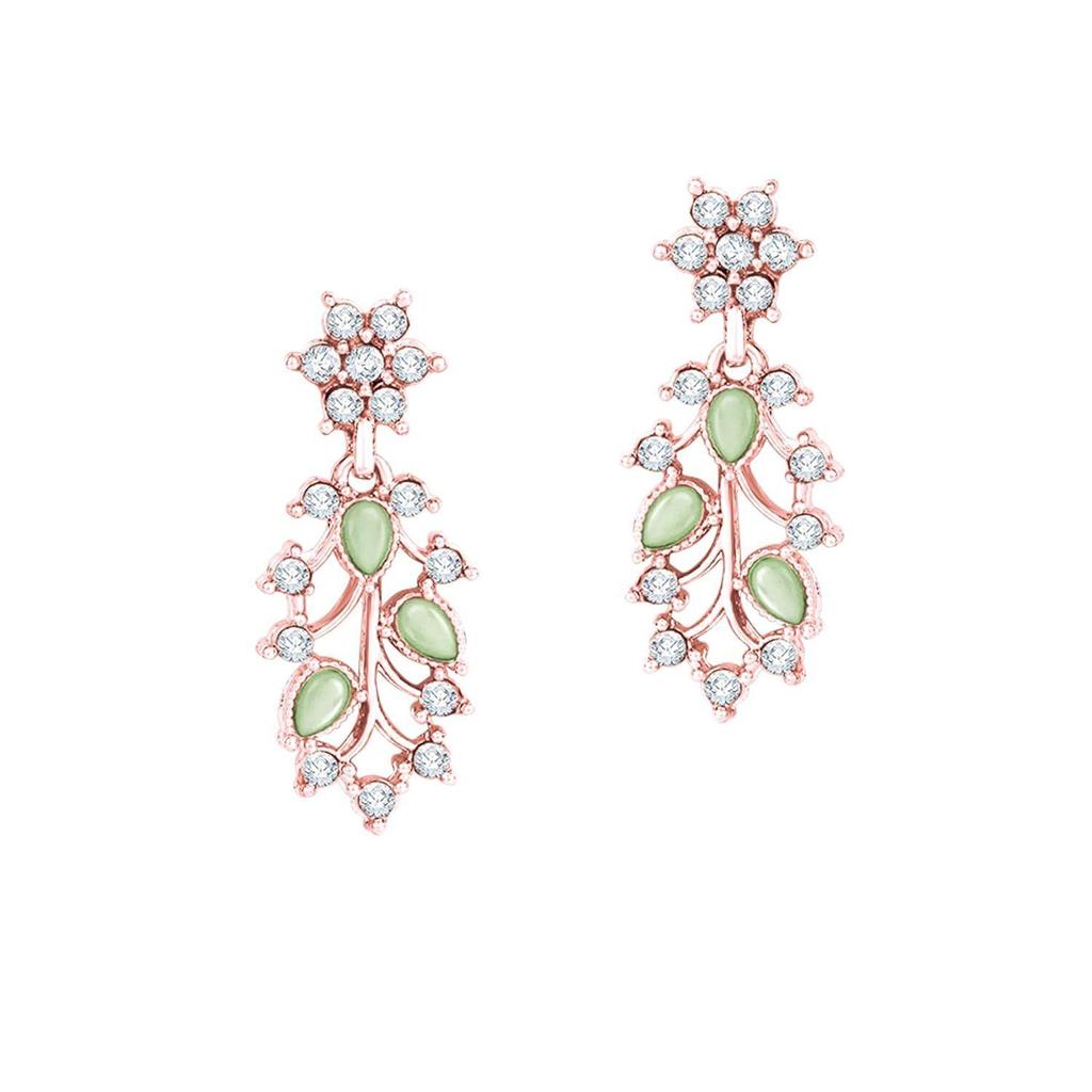 American Diamond AD with Colorful Crystal Necklace Jewellery Set for Women/Girls | Perfect for Weddings, Parties & Festive Occasions