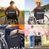 Outdoor Wheelchair Rear Bag Reflective Tape Waterproof Storage Bag Water Bottle Storage Bag Accessories Suitable For Wheelchairs