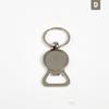 Key Chain Aluminum Beer Bottle And Can Opener Small Beverage Ring Sliver
