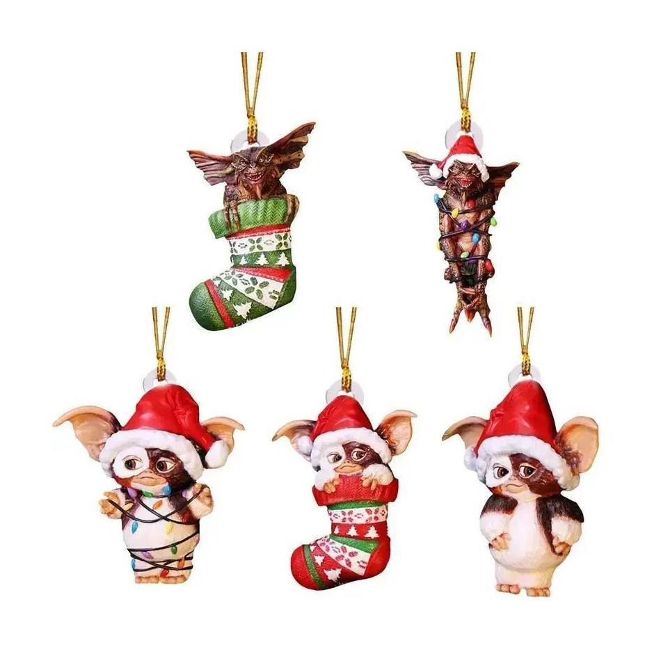 Household Tree Elf Doll Pendant Christmas Decoration Xmas Tree Decor Drop Ornaments Christmas Pendant Elf Doll New Year Gifts