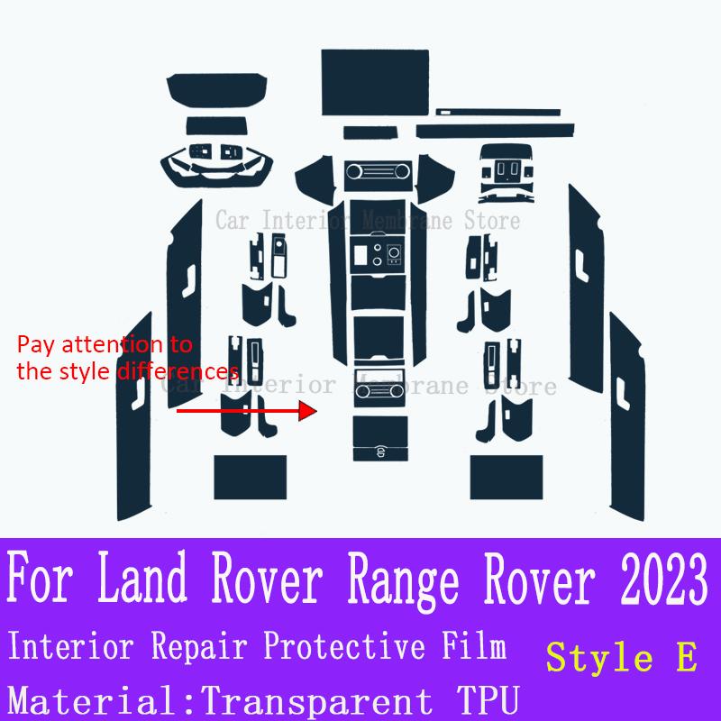 For Land Rover Range Rover   Car Gearbox Panel Film Dashboard Protective Sticker Interior Screen Anti-Scratch Accessories