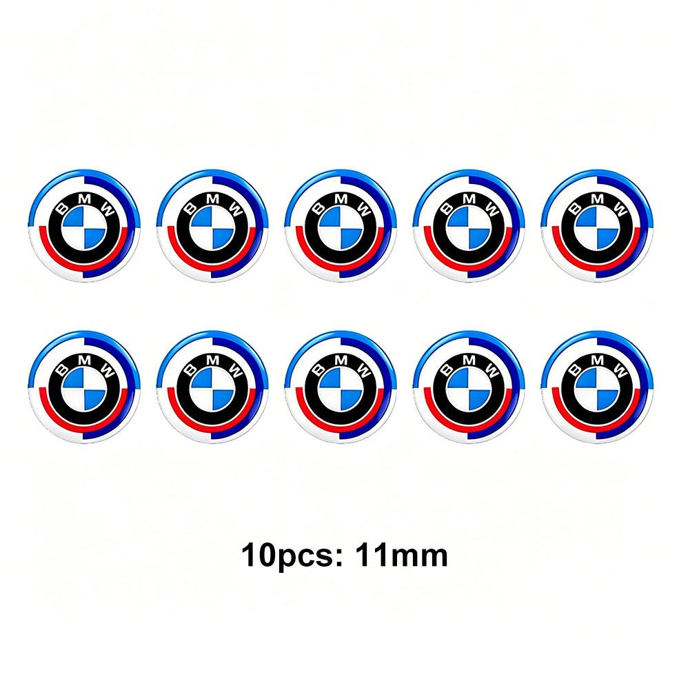 BBIL9 11/14MM 3D Badges Car Key Shell Stickers Remote Control Decal for BMW F32 E60 E46 E90 E91 E92 E93 E87 F01 F20 F30 G80 G06 G07 M5