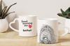 Barbet, French Water Dog - Cup with a Dog, Adorable Cup with a Heart-shaped Handle, Universal Gift from the Art-Dog Brand