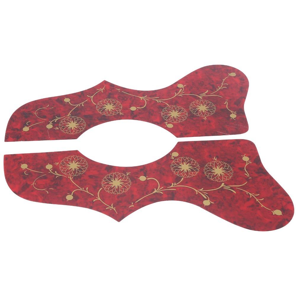 

Self Adhesive Guitar Guard AntiScratch Stringed Instrument Guard Cool Pickguard Guitar Accessories красный