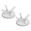 2Pcs Golf Ball Rack High Stability Strong Firmness Simple Baseball Display StandWhite 2 Pieces