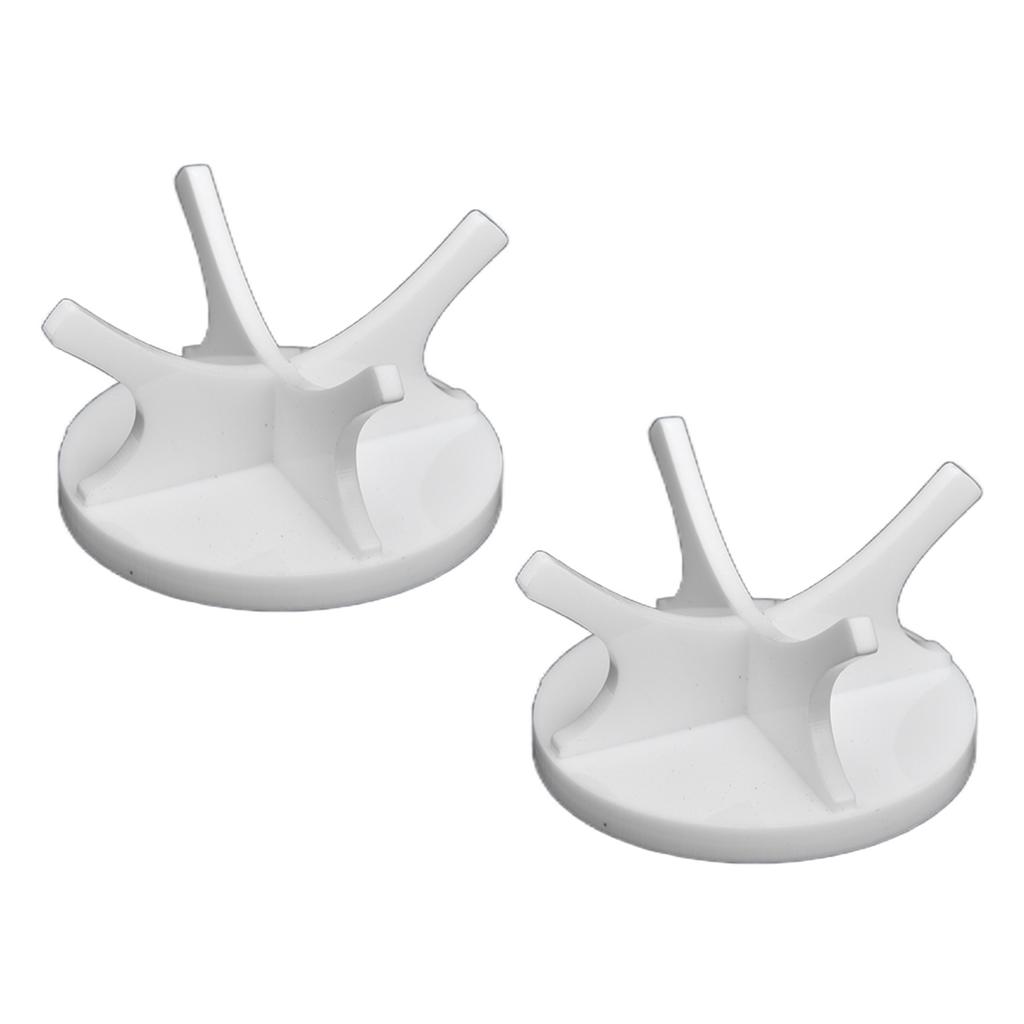 2Pcs Golf Ball Rack High Stability Strong Firmness Simple Baseball Display StandWhite 2 Pieces