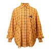 Dopamine Women's Vintage Plaid Long Sleeve Shirt - Retro High-End Outerwear