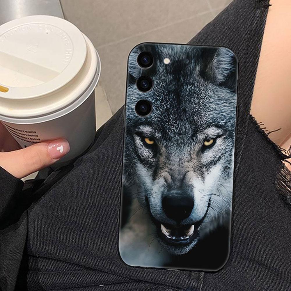Dragon Tiger Wolf Phone Case For Samsung Galaxy S26 S25 EDGE S24 S23 S22 S21 S20 FE S10 Ultra PLUS LITE DIY Case Shell Cover