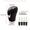 5 Speed Gear Shift Knob Manual Transmission Universal Car Pu Leather Extended Gear Shifter Gear Head Gear Stick Shift