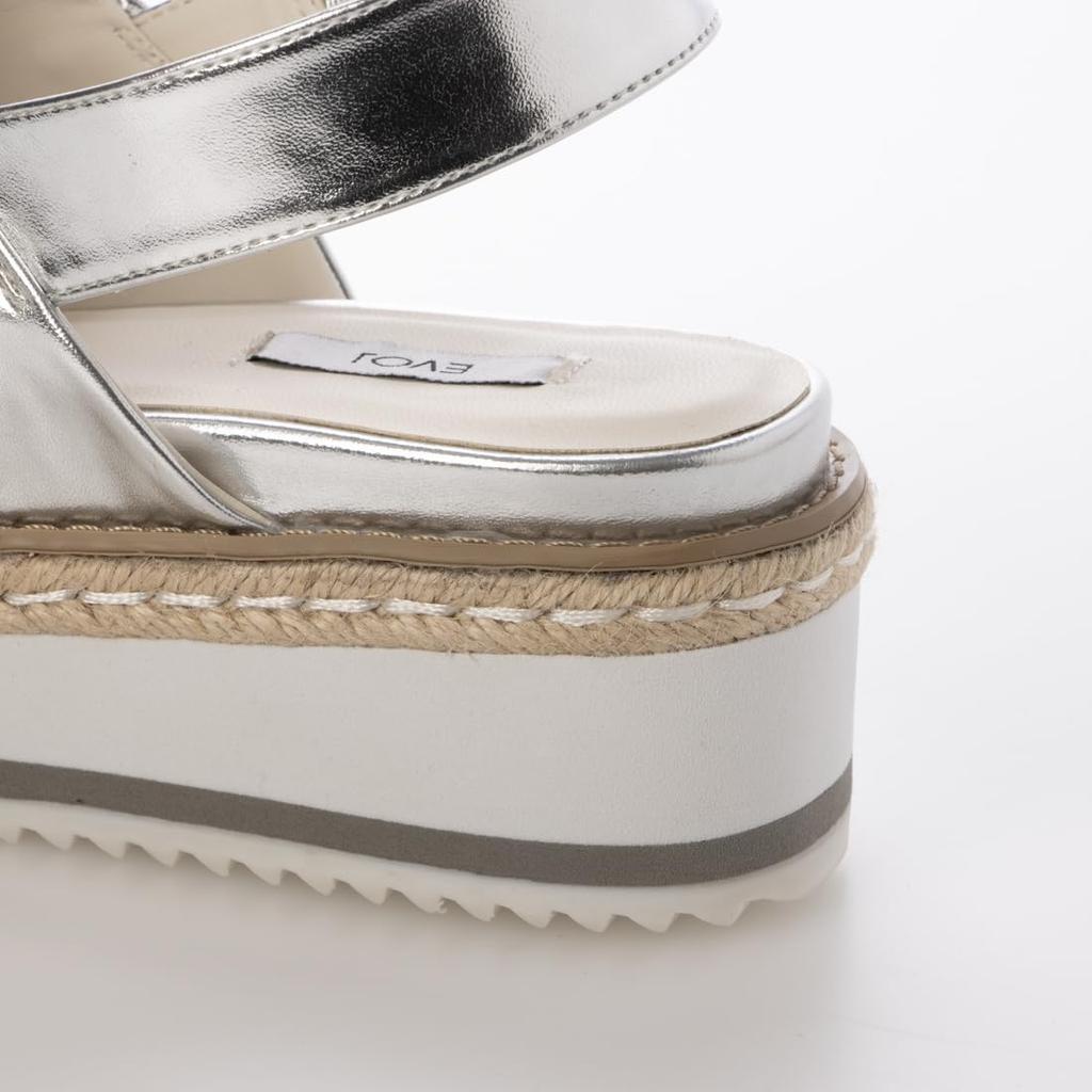 EVOL Dam Lätta Sandaler med Korsband och Jute, Storlekar S-LL, IY5716 SV Medium
