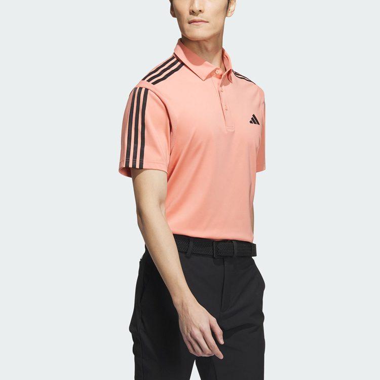 Adidas Polo Shirts Men's Earth Umber Polo Collar Moderate Straight Fit HY0989