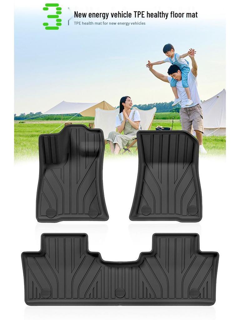 Eco-Friendly TPE Floor, Trunk, and Seat Back Mats for 2023-2025 Fangchengbao 5 Models