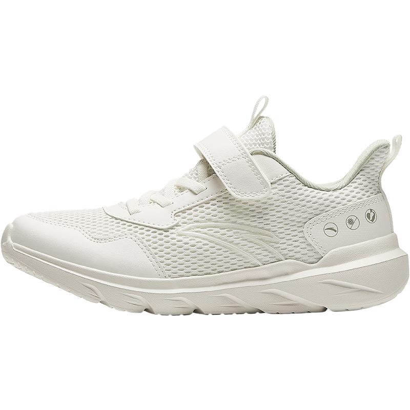 Anta Kids Low Top Running Shoes Teenagers Ivory White A22435567H-5 33