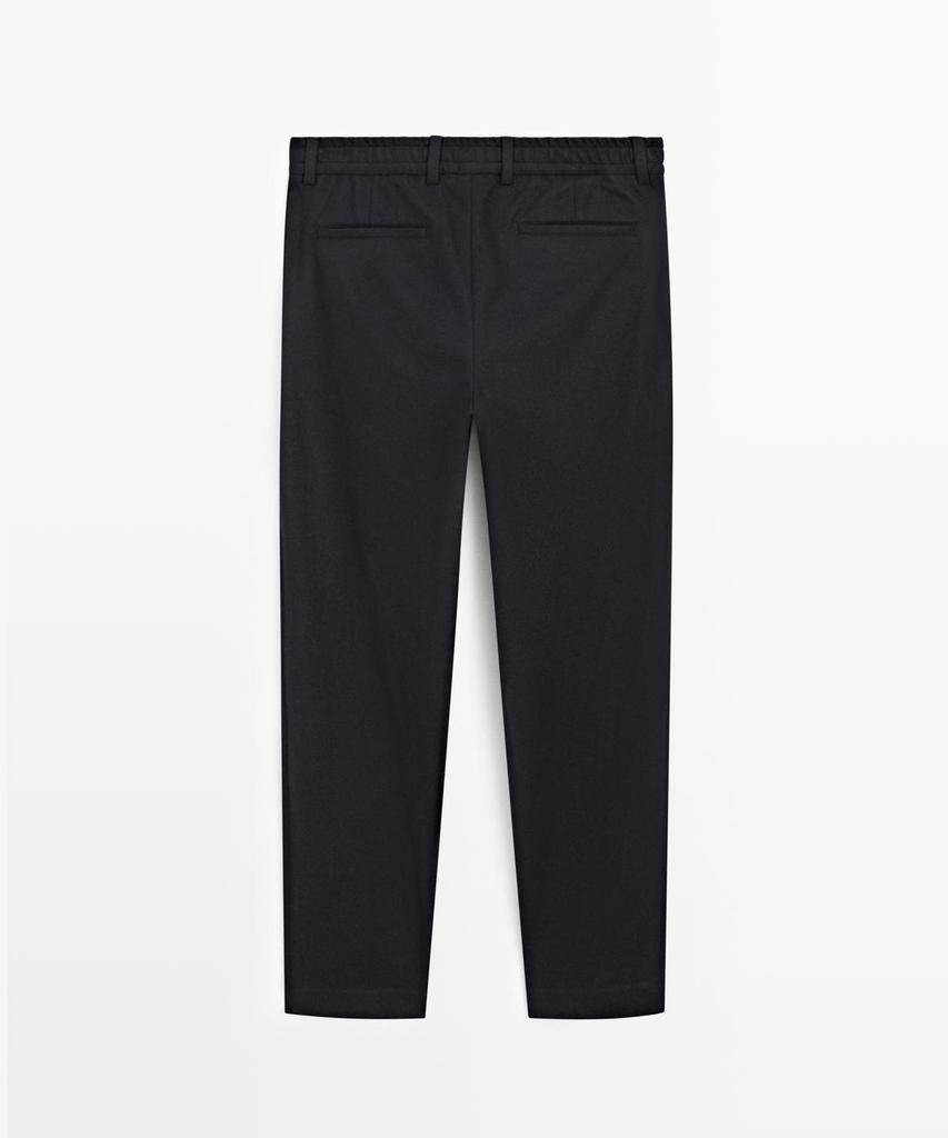 Masimodutti Wool Blend Trousers