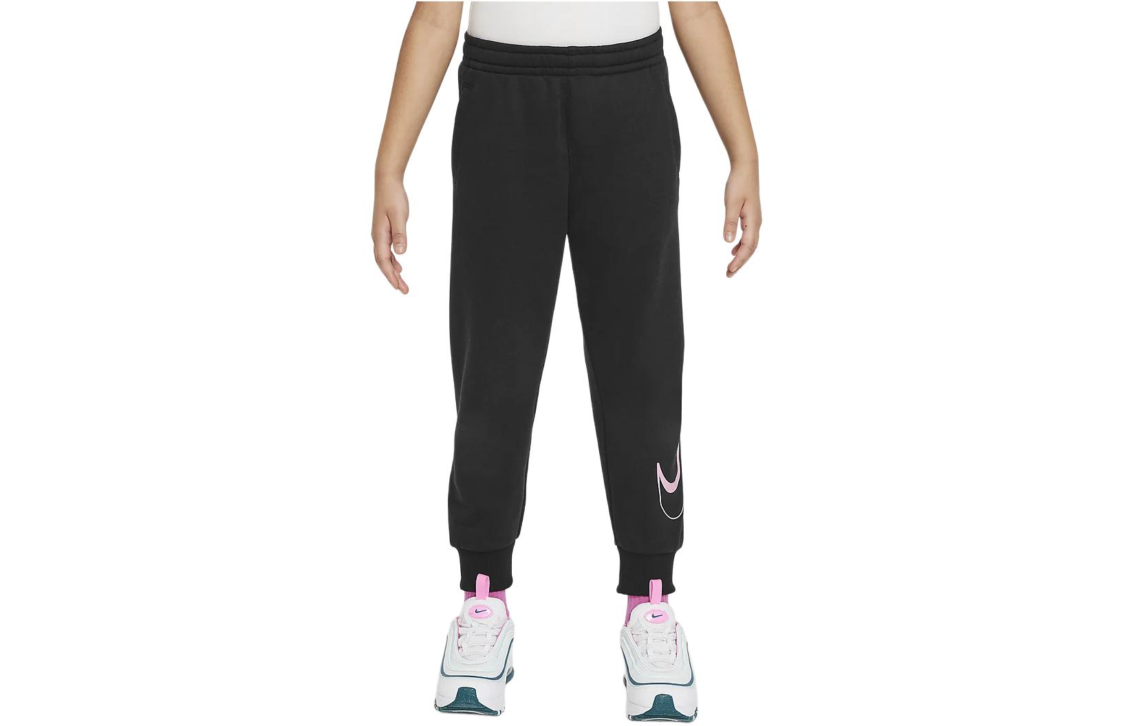 Kids  Nike Knitted Sweatpants Swoosh Black HF2271-010 4