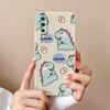Covers Cases For Huawei P40 P30 P60 Y6 Y7 Y9 Y9A Y5 Cute Dinosaur Baby Silicone Soft Casing Screen Protector Anti Fall Shell For Huawei Bumper Housing