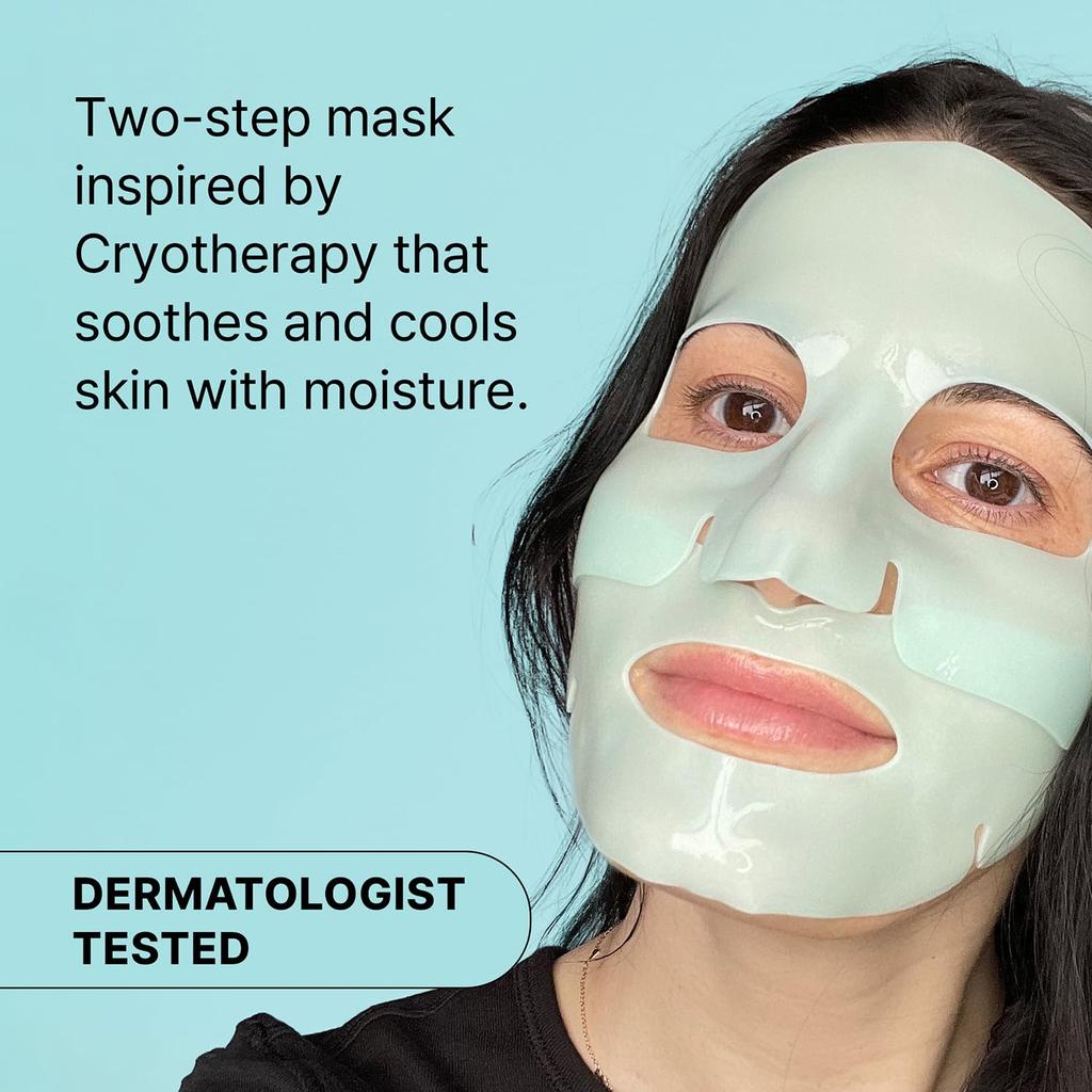Dr. Jart+ Cryo Rubber™ Soothing Face Mask – 2-Step Calming Ampoule + Rubber Mask (1 Sheet)