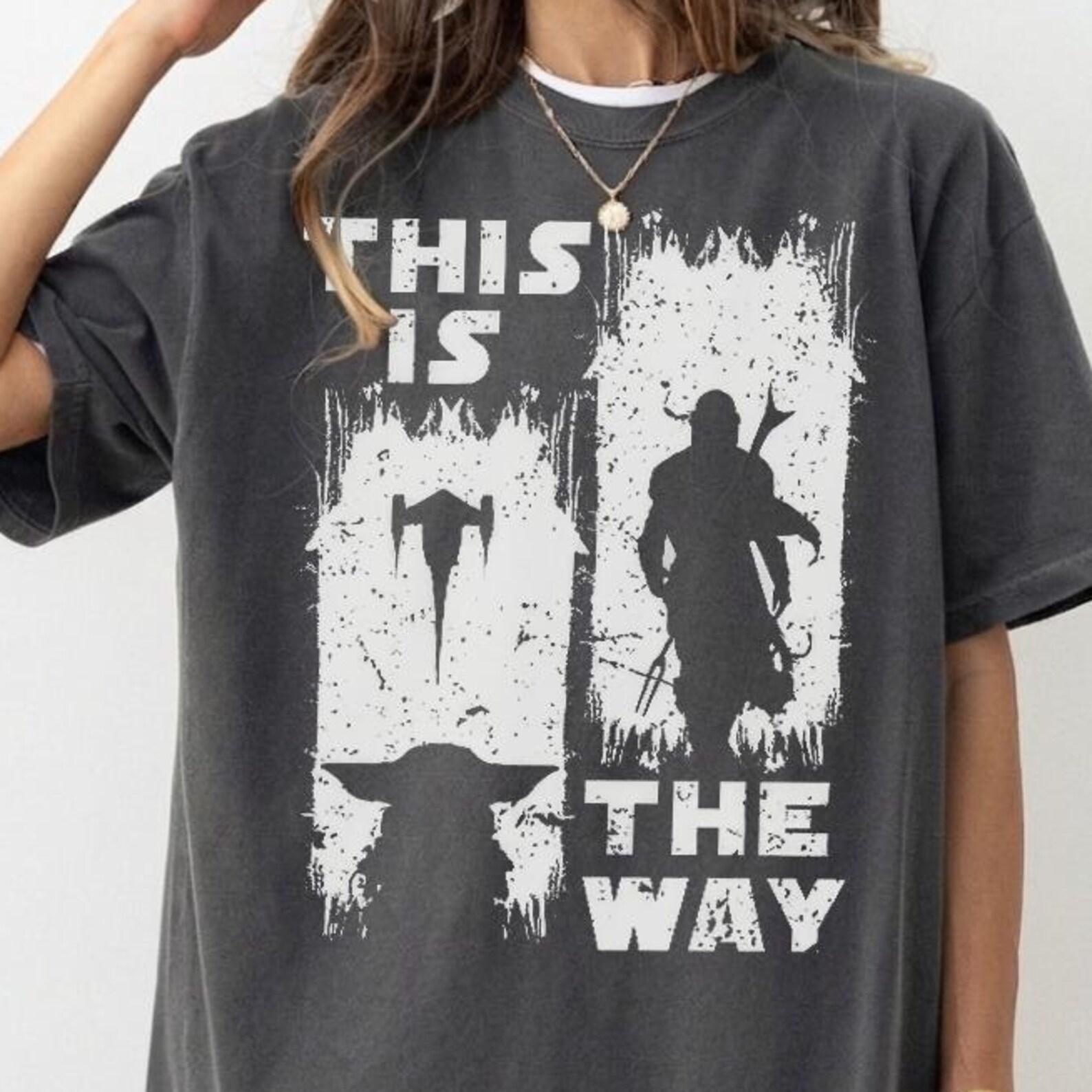 Vintage This Is The Way Shirt - The Mandalorian and Grogu Shirt,Star Wars Tshirt,Star Wars Sweatshirt S