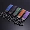 Trendy Suede Woven Keychain: Anti-Drop Metal Pendant Accessories
