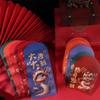 6pcs/set Chinese Style New Year Red Envelopes Cartoon Cash Envelopes  Chinese New Year