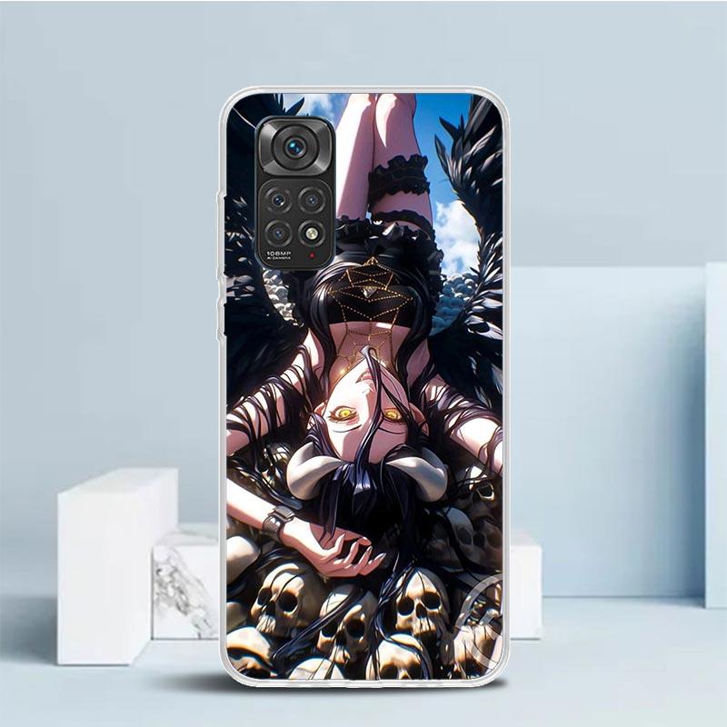 Albedo Overlord Anime Soft Cover for Xiaomi Redmi Note 15 14 13 12 Pro Plus Phone Case 14S 11S 11T 11E 10S 10 4G Pattern Shell R
