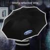 Naklejka Samochodowa Gorąca Do Forda Automatyczny Parasol z Paskiem Odblaskowym LED Parasol Przeciwdeszczowy i Wiatrowy Do Forda ST Racing RS S Mustang Kuga Fi
