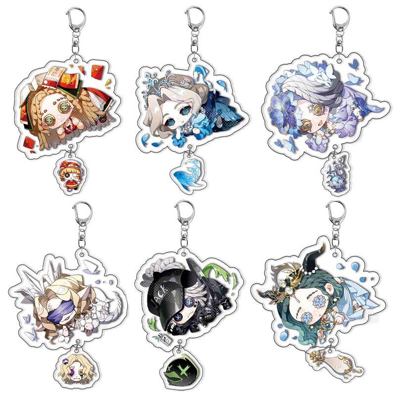 Game Identity V Acrylic Keychain Backpack Hanging Keyring Pendant Decorative Accessories Gifts