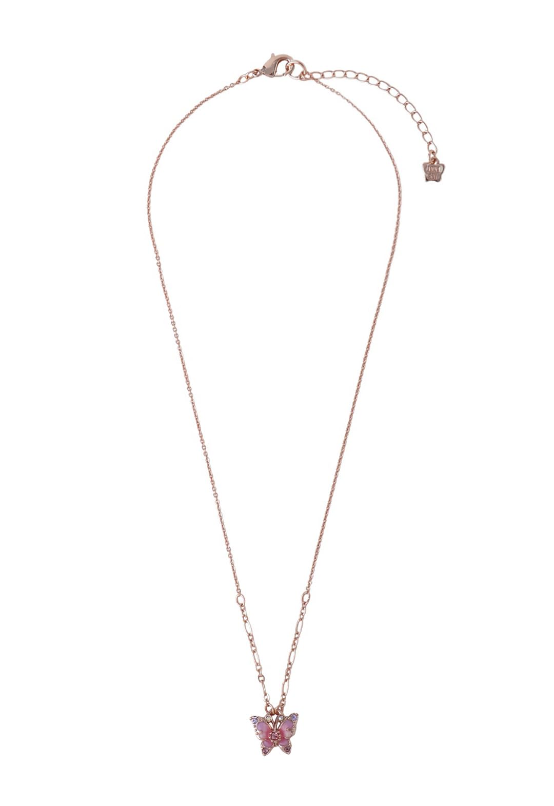 

Anna Sui Butterfly Motif Necklace SAMN201240XP рожевий