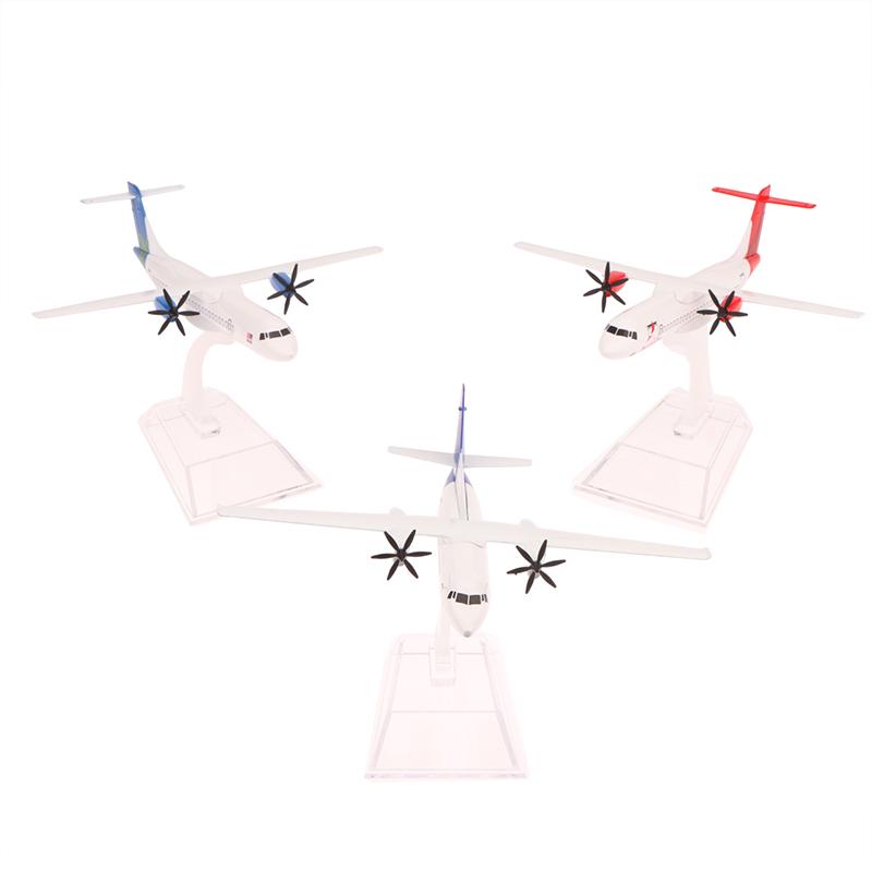 1Pc 16Cm Fk50 Atr Plane Airplane Model Aircraft Model Diecast Metal 1/400 Scale Planes Alloy Airplane Model Collection Gift Toy