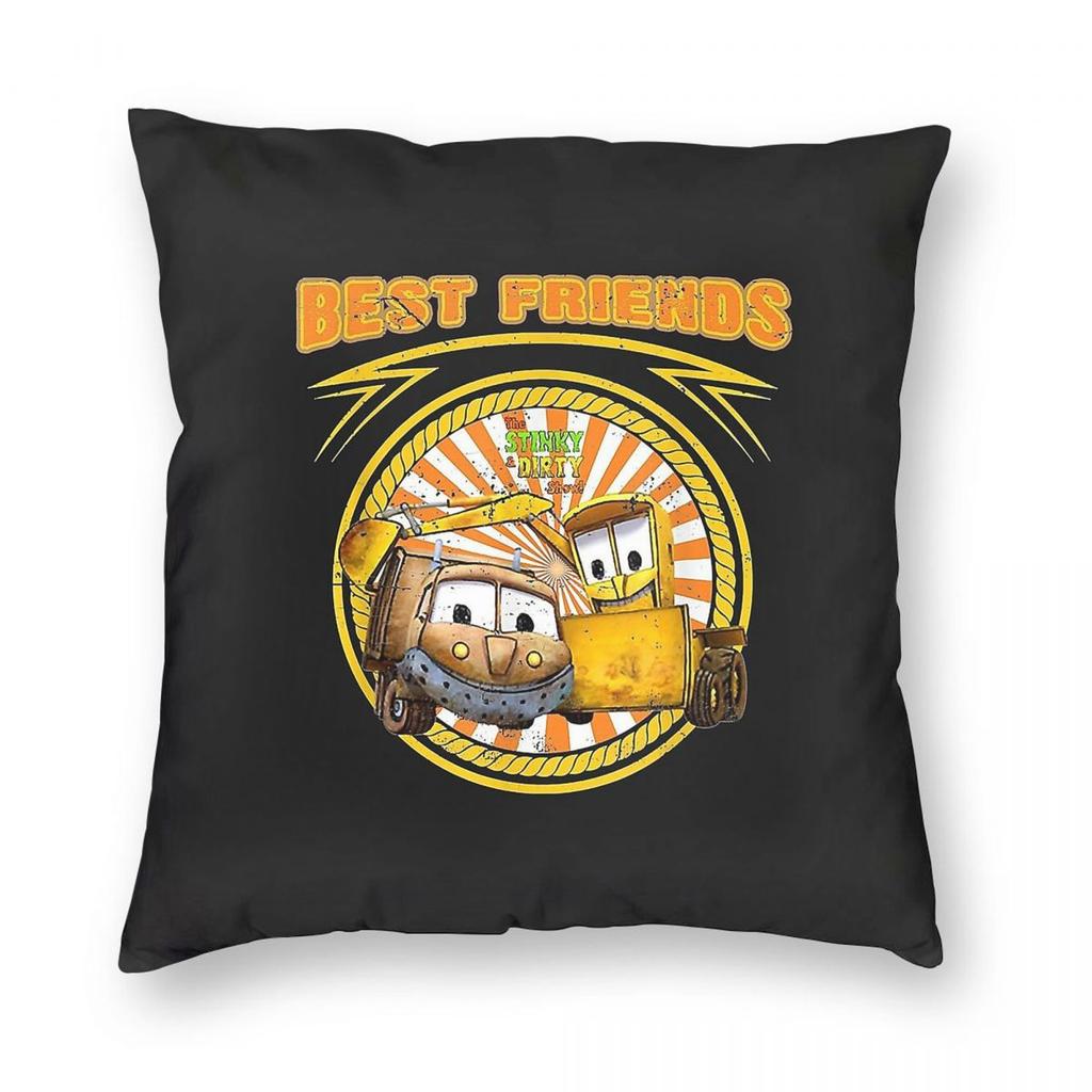 The Stinky Dirty Show Square Pillowcase Polyester Linen Velvet Printed Zip Decor Pillow Case Home Cushion Case
