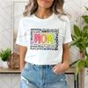 Retro Mutter Mode Lässige Oberteile Geschenk für Mama Lustige T-Shirts Muttertag Klassische Oberteile Mom Life Aufgedrucktes T-Shirt Damenbekleidung
