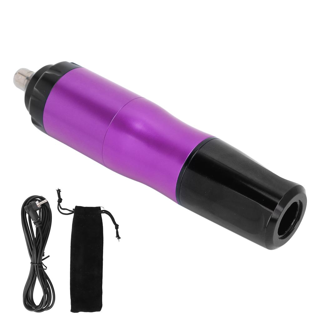 Tattoo Machine Pen Aluminium Alloy Tattoo Clip Cord DC Interface Tattoo Rotary MachinePurple