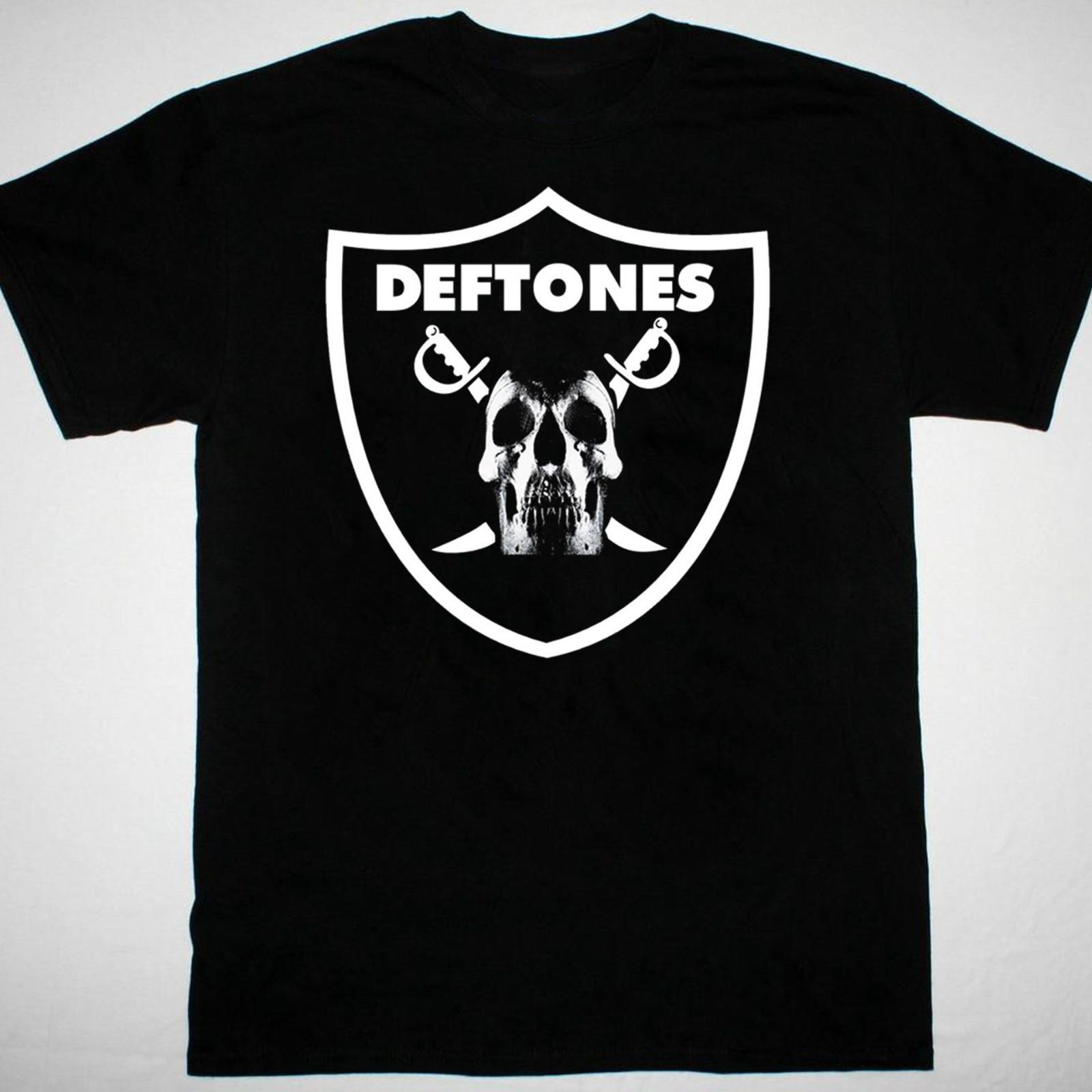 

Deftones band logo black Short Sleeve T-shirt cotton All sizes M