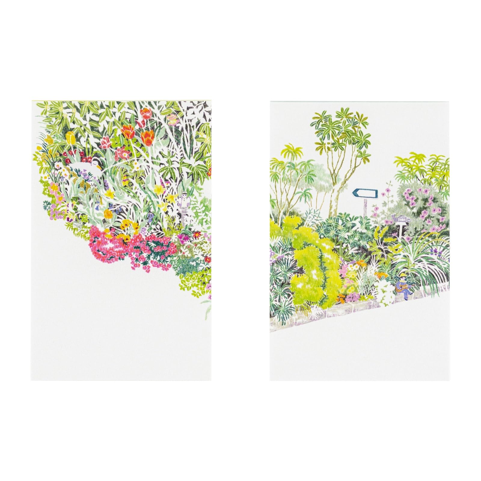 Hobonichi Techo by Iyo Okumi memo from the past of Planner accessories (planner) / One-word (set 2) зелёный