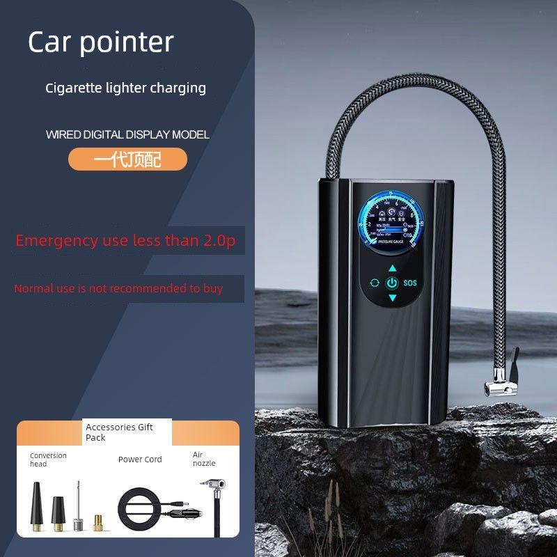 

German Japan Import Technology New Arrival Vehicle Air Pump Car Portable Air Pump Electric Lighting A1387 Cqb-001 Vehicle-Mounted Model