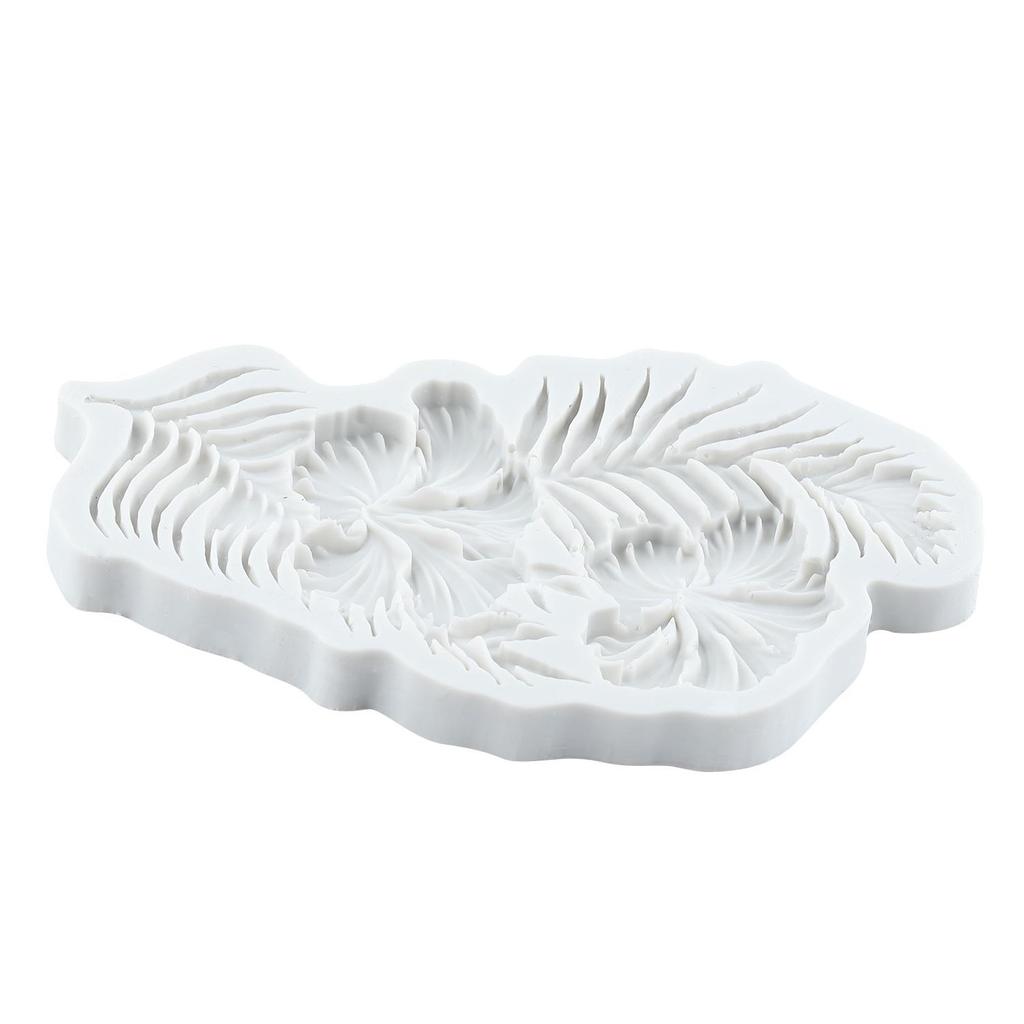 Hibiscus Flower Silicone Molds Leaf Fondant Mold Cake Decorating Tools Cupcake Topper Candy Chocolate Gumpaste Mold