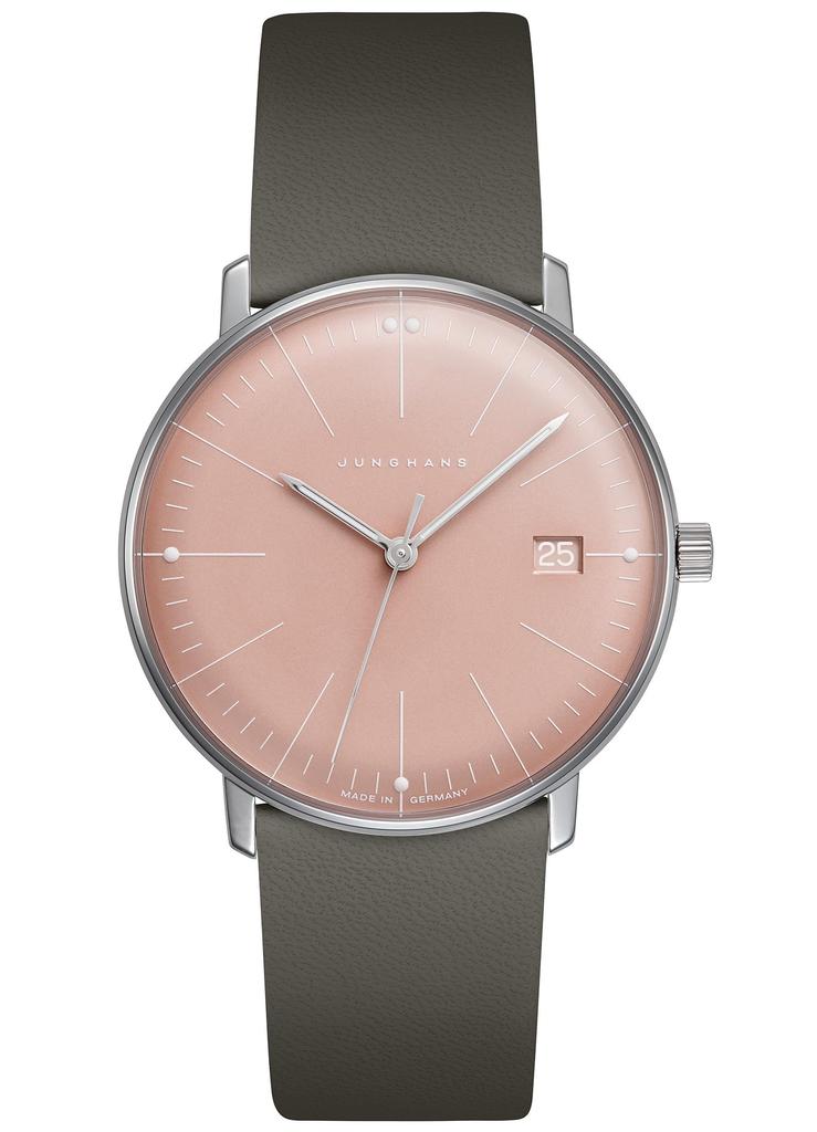 Junghans Max Bill Dress Brown Women's Watch, Quartz, 47, 4555, 02,
