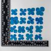 60Pcs Hydrangea Dyed Pressed Flowers Dried Flower Plant Specimens Leaves Handmade Stickers Resin DIY Bookmark Materials
