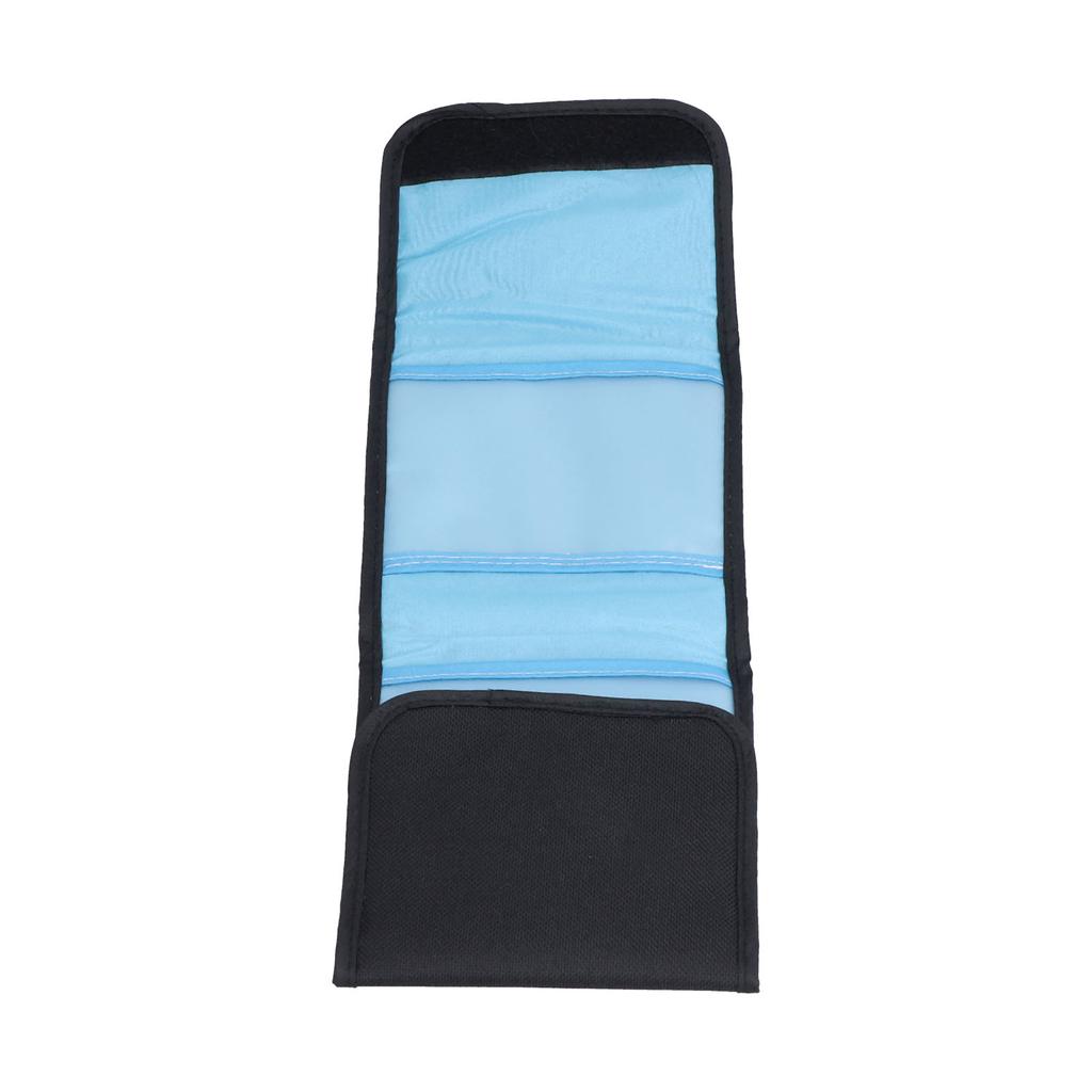 Filter Wallet Case Foldable 3 Pockets Camera Lens Filter Storage Bag Nylon Waterproof Pouch