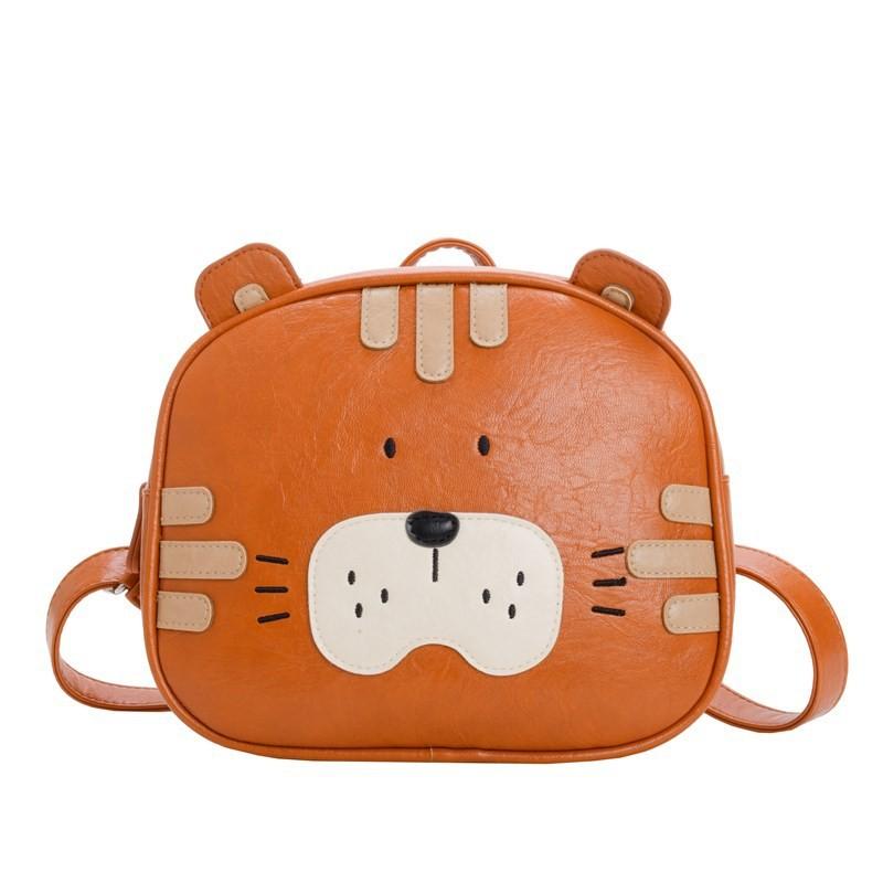 Pineapple Tiger Bear Kids Backpack Soft Pu Material For School And Casual Wear
