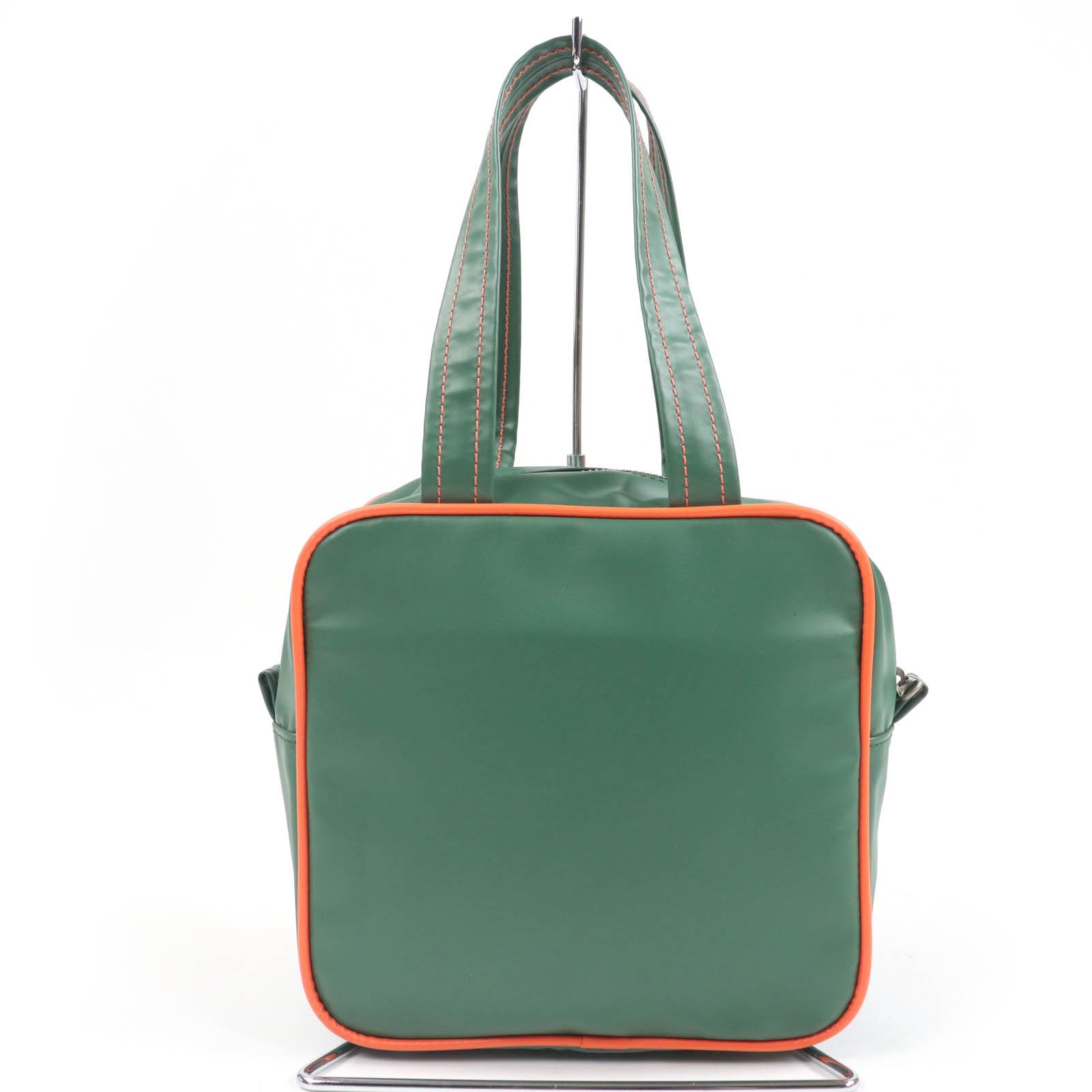 

tricot COMME des GARCONS Сумка Міні Тоут Зелений система ПВХ Жіноча Вживана