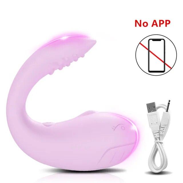 APP Bluetooth Control Vibrator for Women Clitoris G Spot Dildo Massager 2 Motors Vibrating Love Egg Panties Sex Toys for Adults