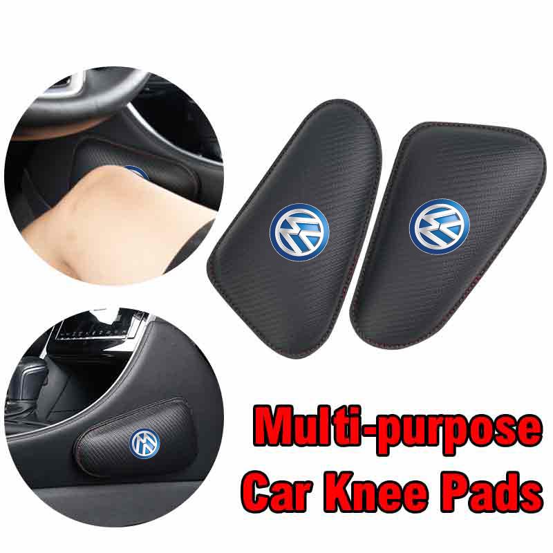T23-Car Knee Pad Elbow Pillow Leg Cushion Hand Support Accessories For Volkswagen VW Passat Golf Tiguan Scirocco Jetta T-ROC Touareg