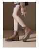 High-Quality 6CM Thick Sole Martin Boots for Women – Autumn 2025 British College Style, Four-Season Wear, Short Boots