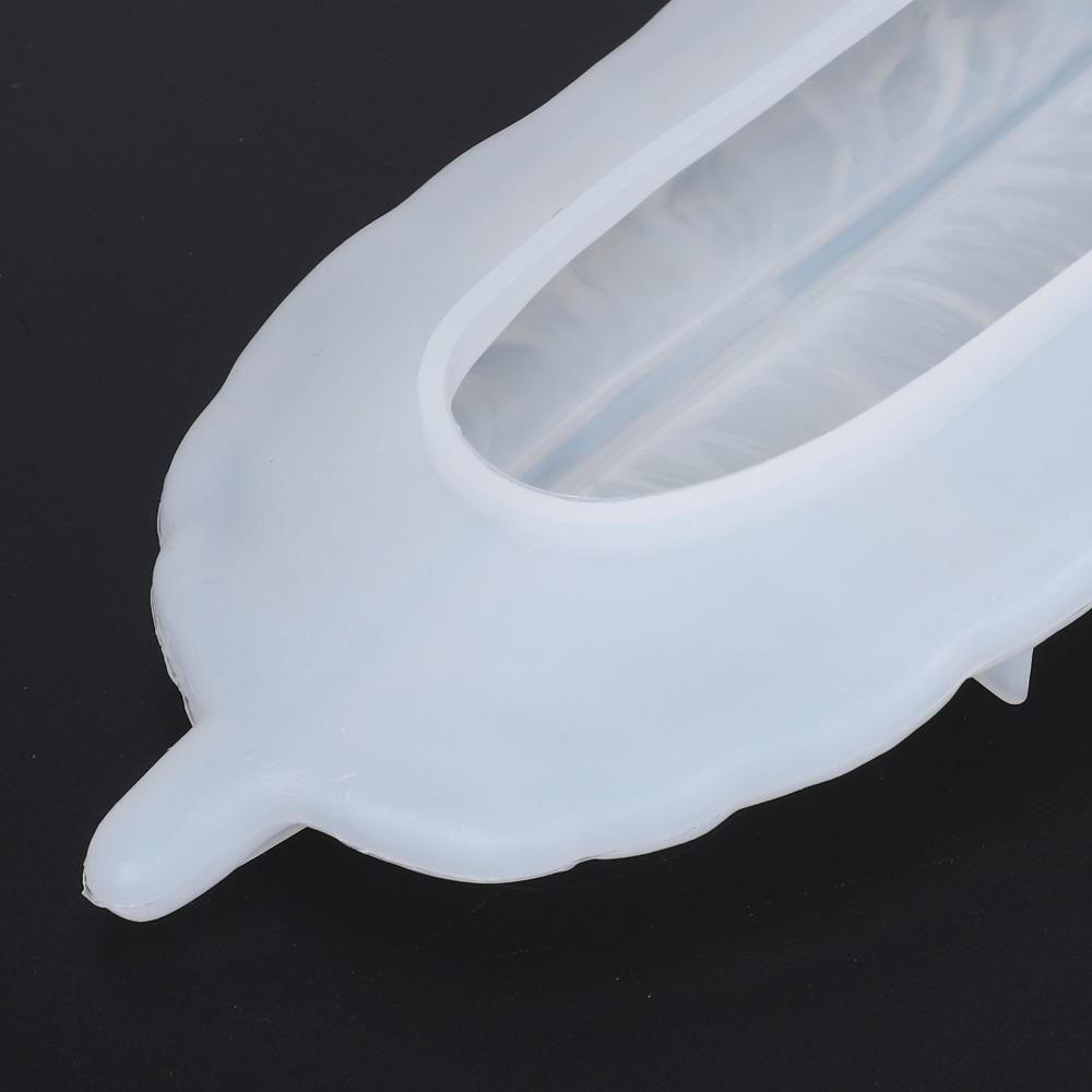 

Feather Resin Casting Mold Crystal Clear Feather Shape Mold DIY Resin Mold Home Decor