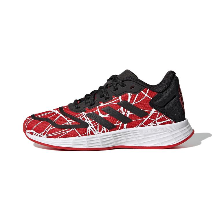 

MARVEL x Adidas Duramo 10 Удобные Нескользящие Износостойкие Низкие Детские Беговые Кроссовки Красный Черный GY6627 30