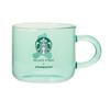 Starbucks Gela Pique Mint Green Glass Mug, 355ml